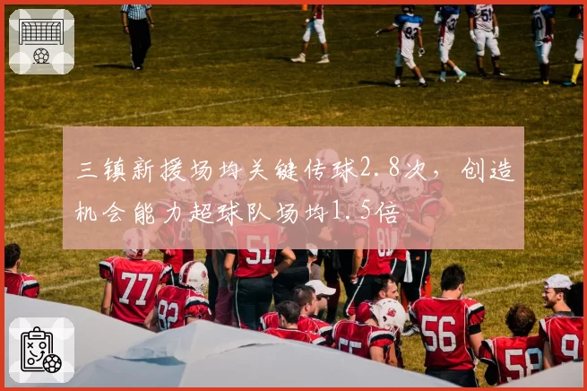 三镇新援场均关键传球2.8次，创造机会能力超球队场均1.5倍